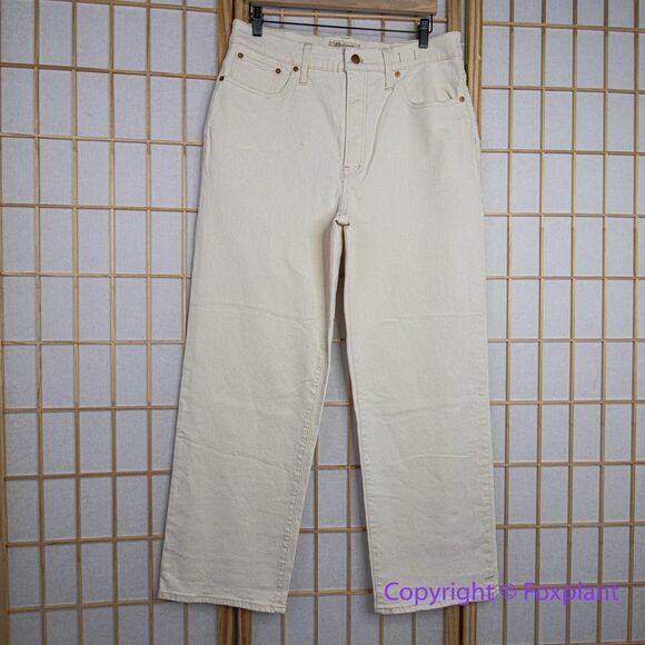 NEW Madewell The Perfect Vintage Wide-Leg Jean: Garment-Dyed Edition,‎ 31 - Picture 2 of 16